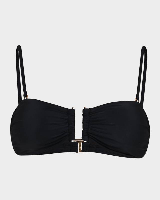 Krysta Solid Bandeau Bikini Top